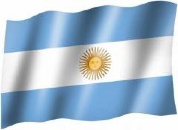 Fahne: Argentinien