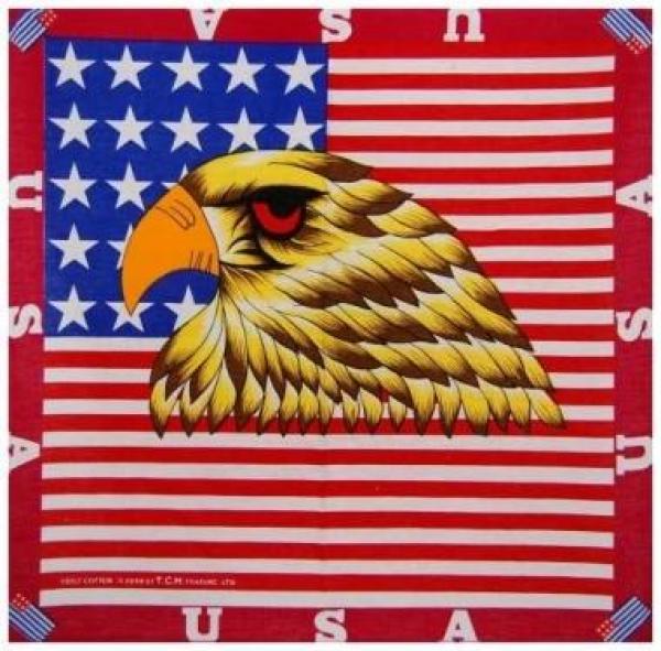 Bandana: USA mit Adler