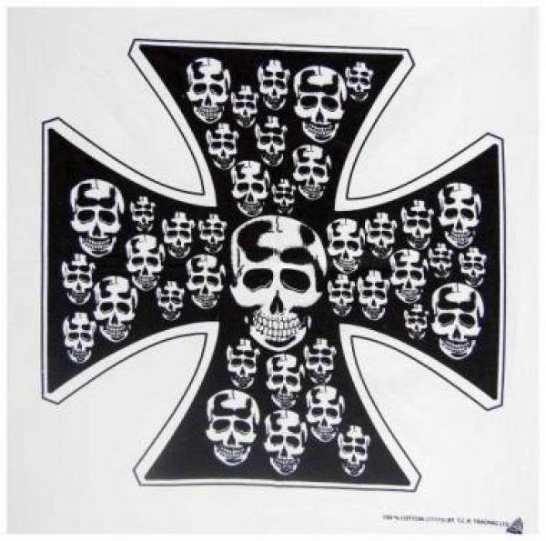 Bandana:  Totenkopf Eiserne Kreuz